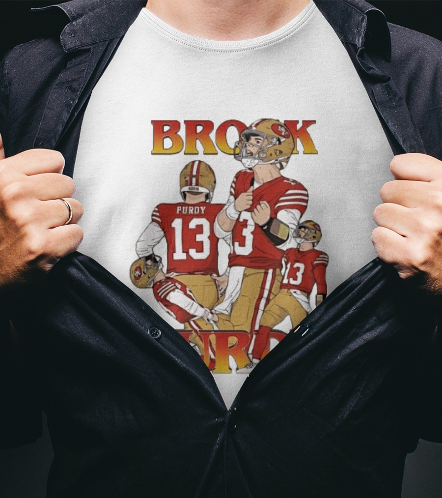 Brock Purdy San Francisco 49ers Number 13 Quarterback Football Player T-Shirt
