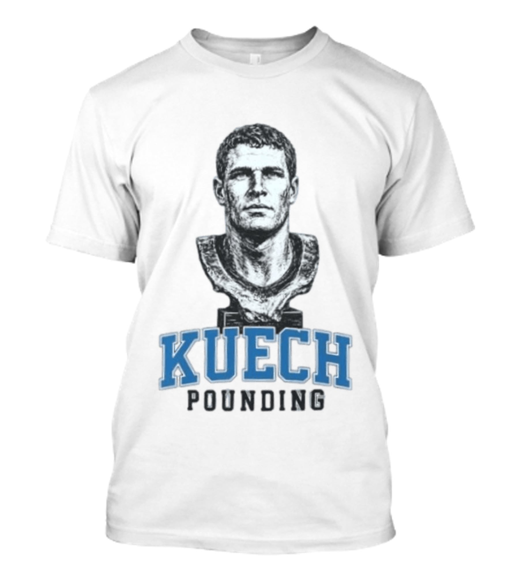 Carolina Panthers Kuech Pounding Hall Of Famer T-Shirt