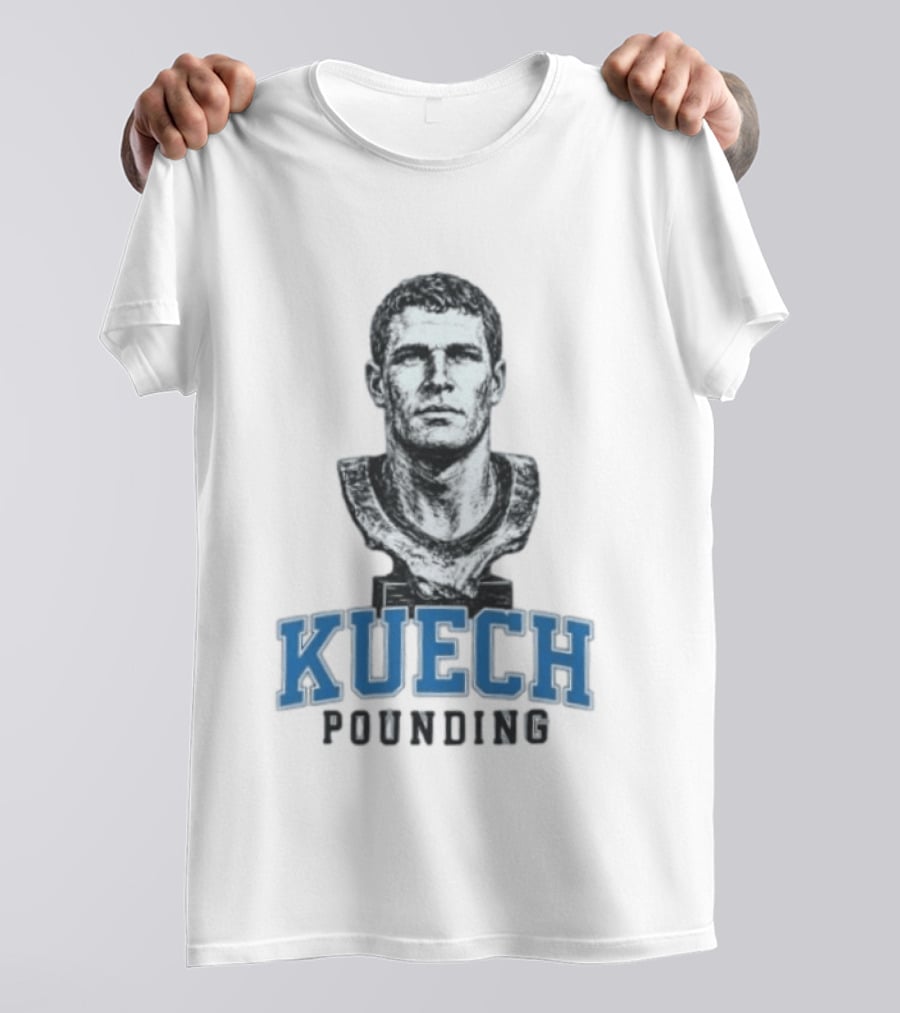 Carolina Panthers Kuech Pounding Hall Of Famer T-Shirt