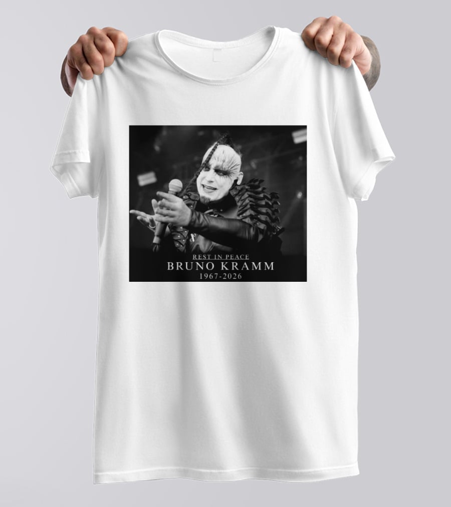 Rest In Peace Bruno Kramm 1967 2026 Musician Tribute Memorial T-Shirt