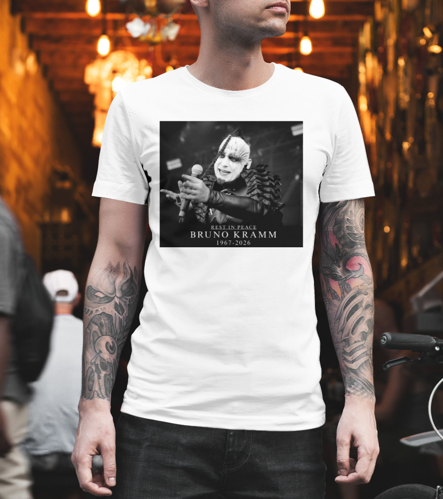 Rest In Peace Bruno Kramm 1967 2026 Musician Tribute Memorial T-Shirt