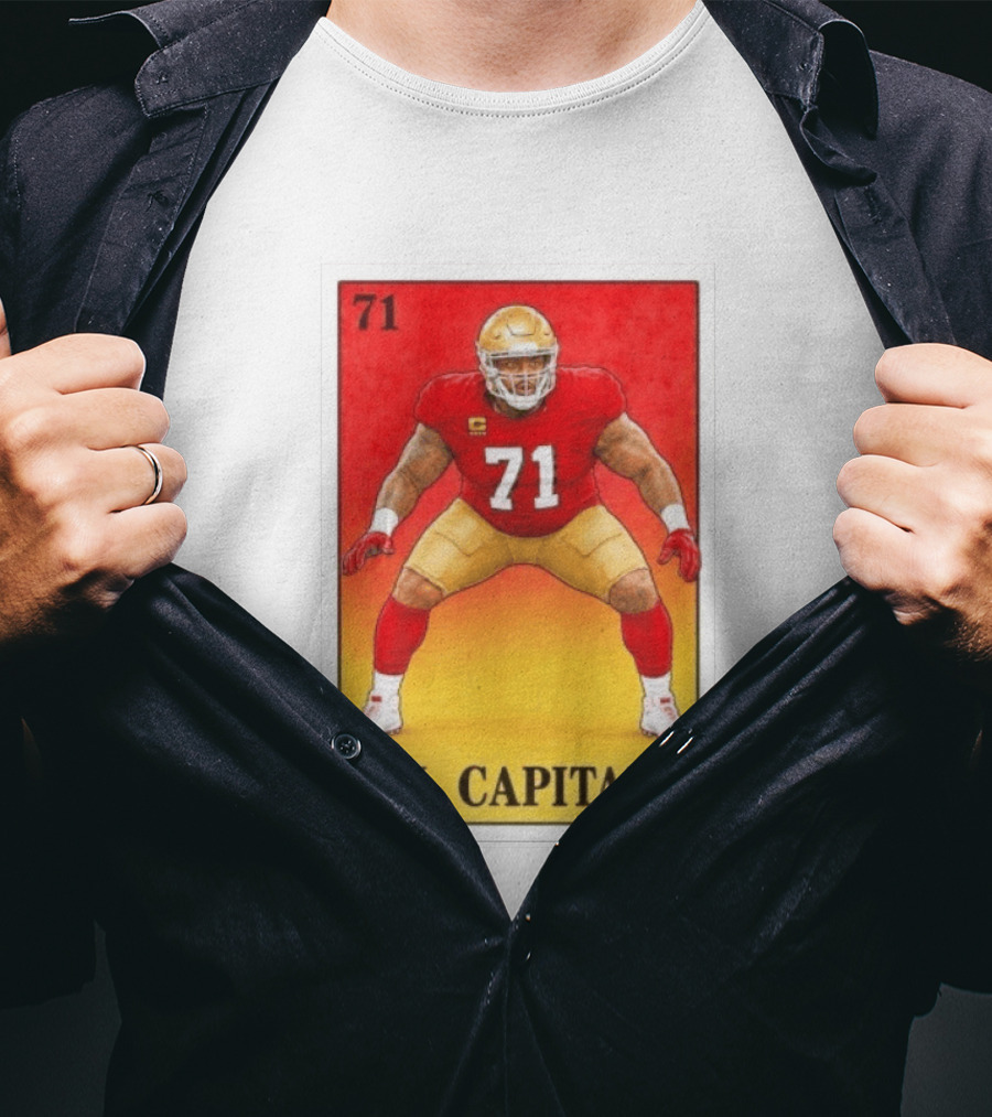 San Francisco 49ers 71 El Capitan Loteria Card NFL Football T-Shirt