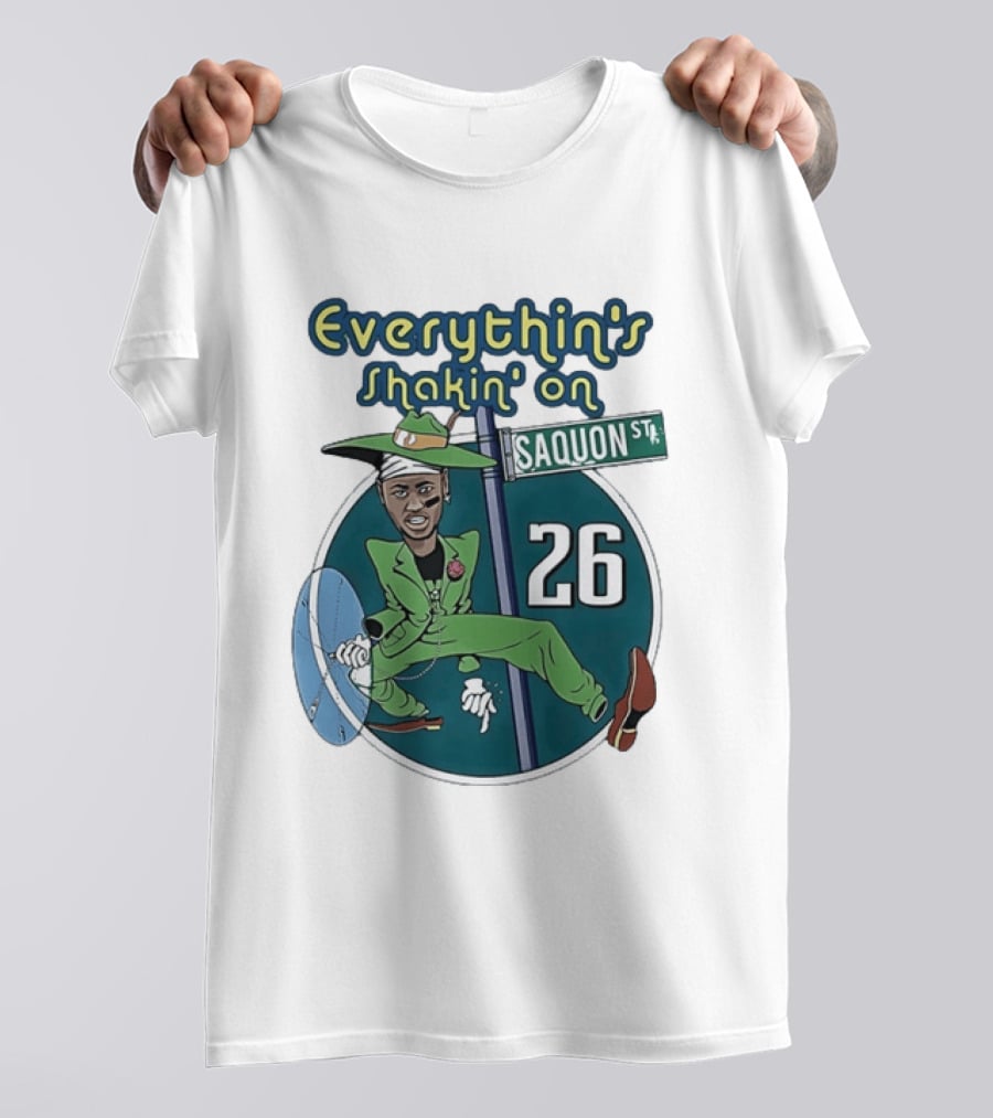 Saquon Barkley Everythin's Shakin' On Saquon St 26 T-Shirt