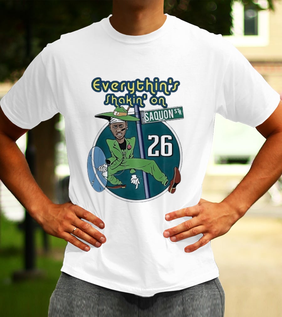 Saquon Barkley Everythin's Shakin' On Saquon St 26 T-Shirt