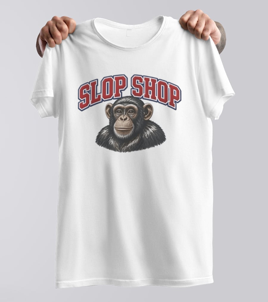 SLOP SHOP Chimpanzee Primate Monkey Animal T-Shirt
