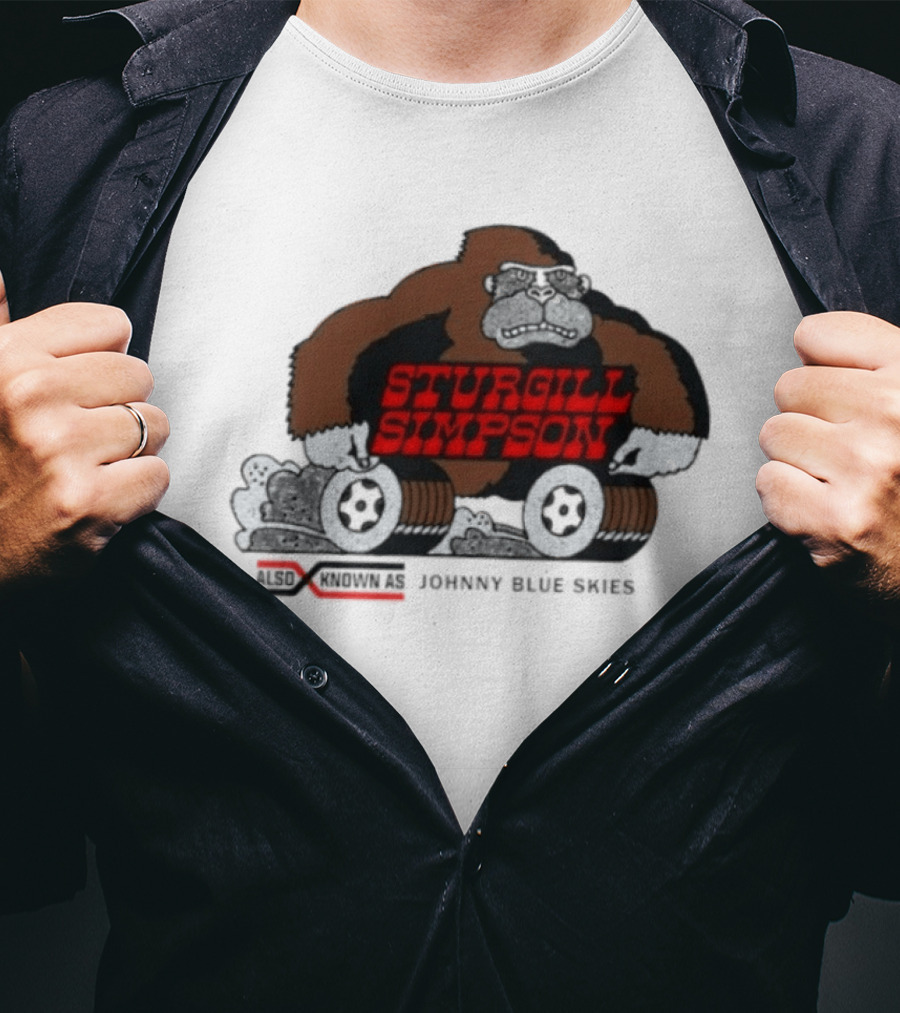 Sturgill Simpson Johnny Blue Skies Monster Truck Madness T-Shirt