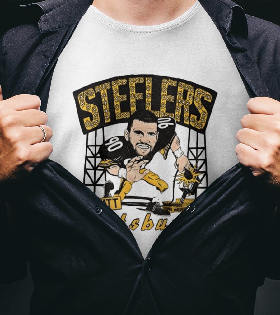 T.J. Watt Pittsburgh Steelers Player Caricature Steelers Pittsburgh T-Shirt