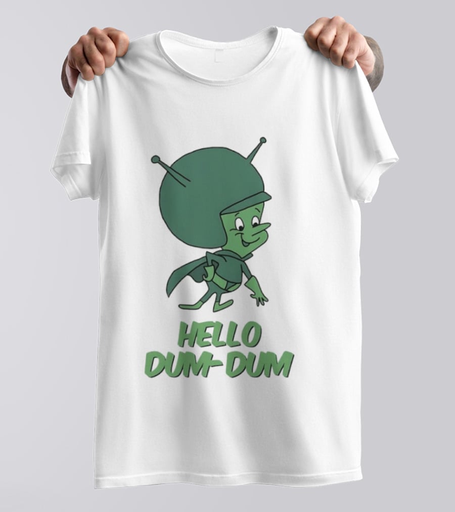 The Great Gazoo Hello Dum Dum Catchphrase The Flintstones Alien T-Shirt