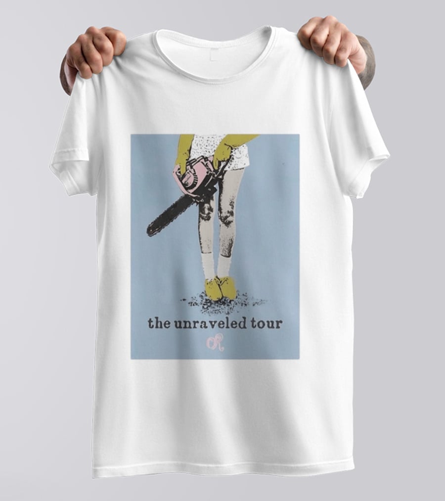 The Unraveled Tour Chainsaw Illustration OR OR Concert Music T-Shirt
