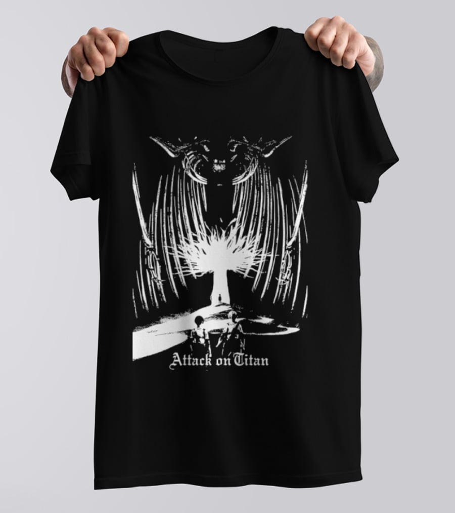 Attack On Titan Paths And Founding Titan Eren Jaeger Yggdrasil Tree T-Shirt