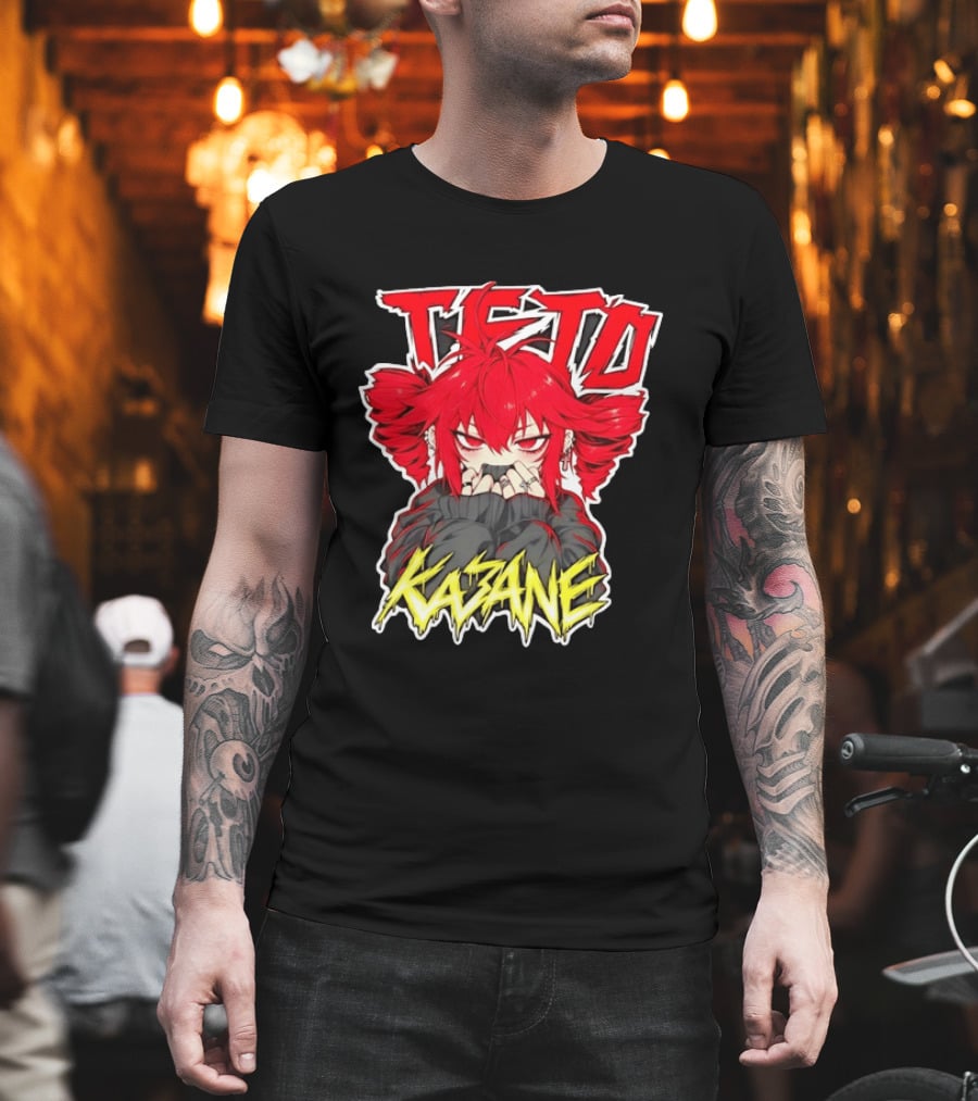 Teto Kasane Vocaloid Anime Manga Character Fan T-Shirt