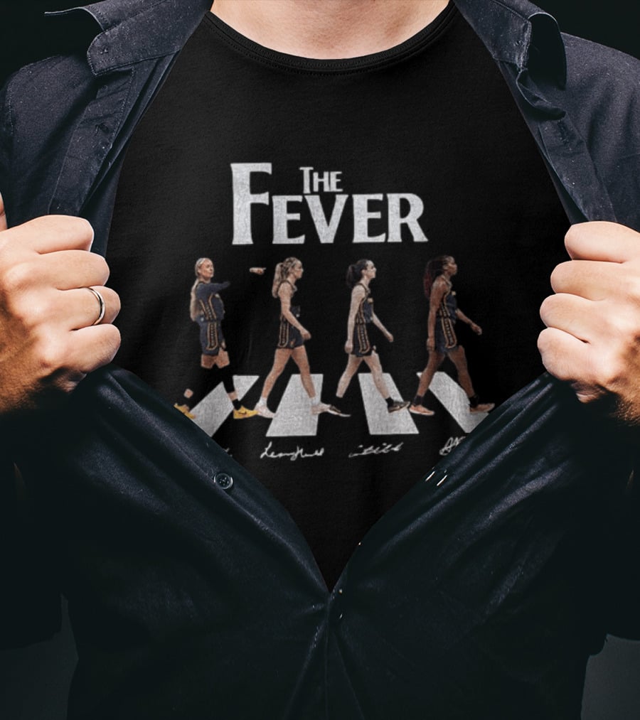 The Fever Indiana Fever Basketball Game Day Abbey Road T-Shirt