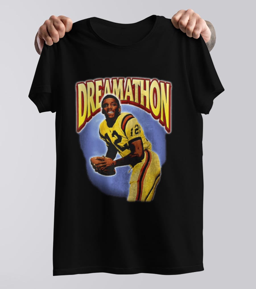 Doug Williams Dreamathon Black Knights 12 Throwing Football T-Shirt