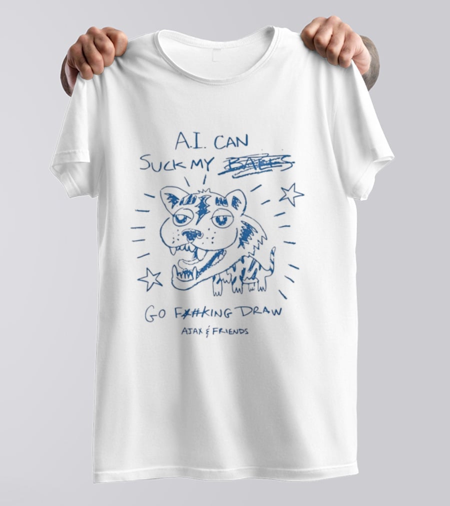 AI Can Suck My Go Fking Draw Ajax And Friends T-Shirt