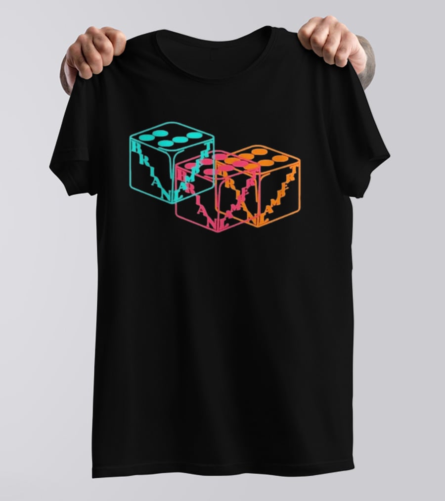 Green Bay Packers Lambert Fiesta Dice Neon Dice T-Shirt