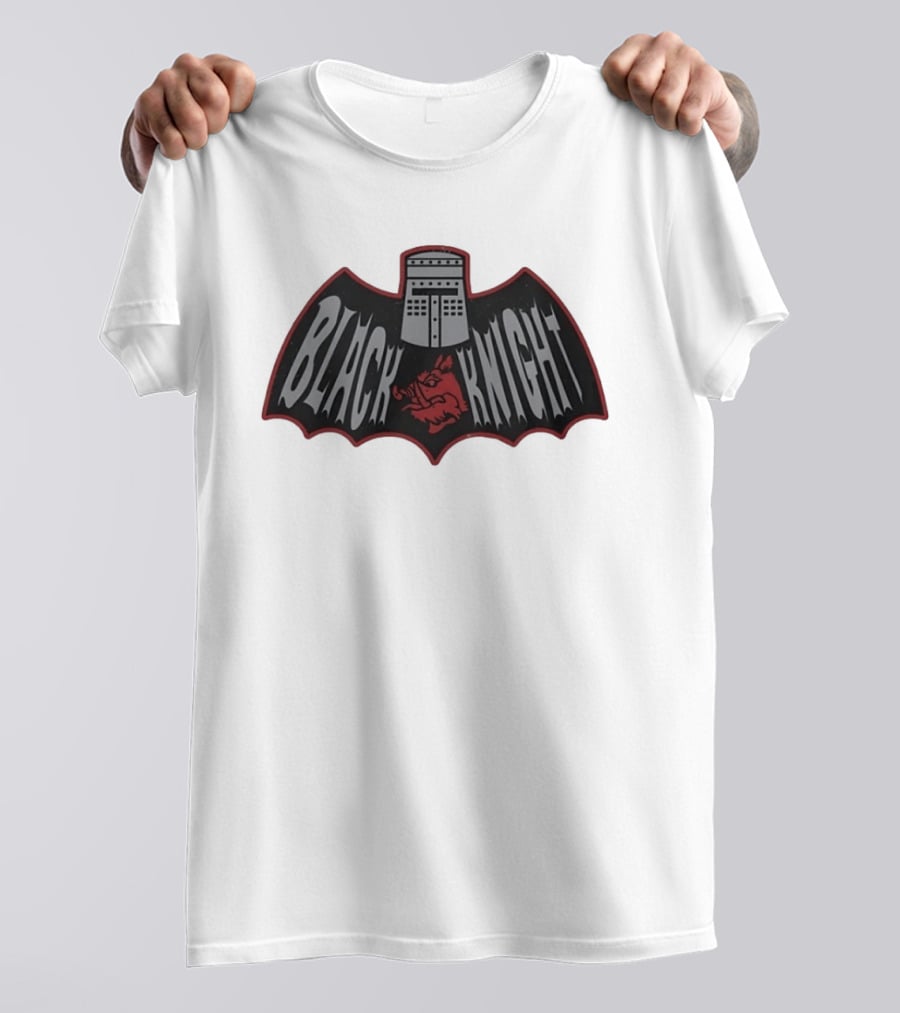 Black Knight Helmet Boar Medieval T-Shirt