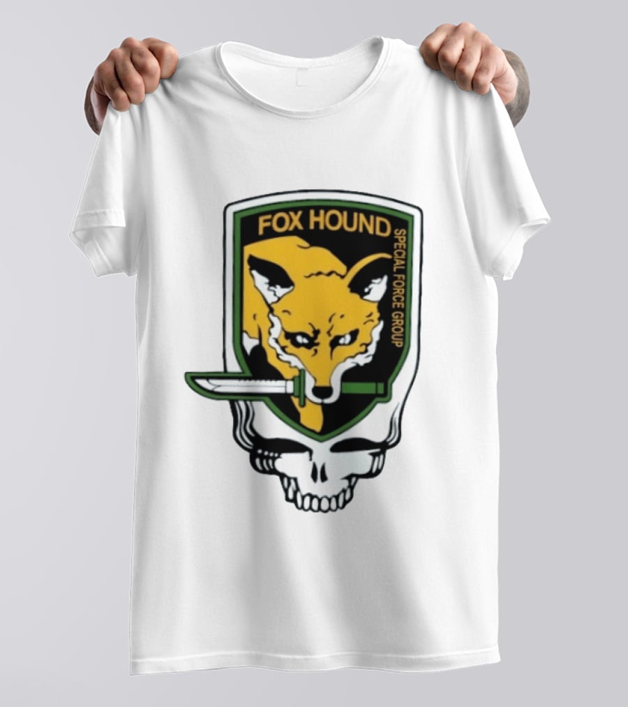 Fox Hound Special Force Group Grateful Dead Steal Your Face Patch T-Shirt