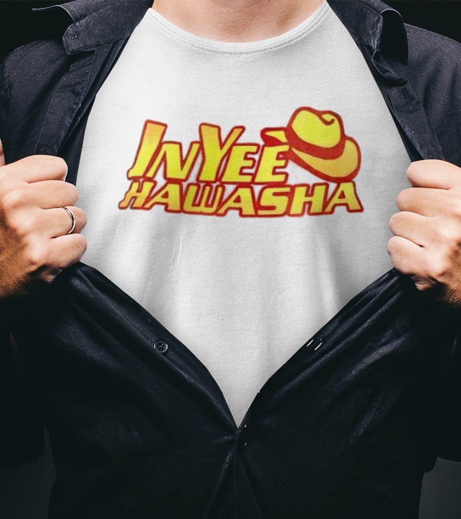 Inyee Hawasha Yellow Red Cowboy Hat T-Shirt