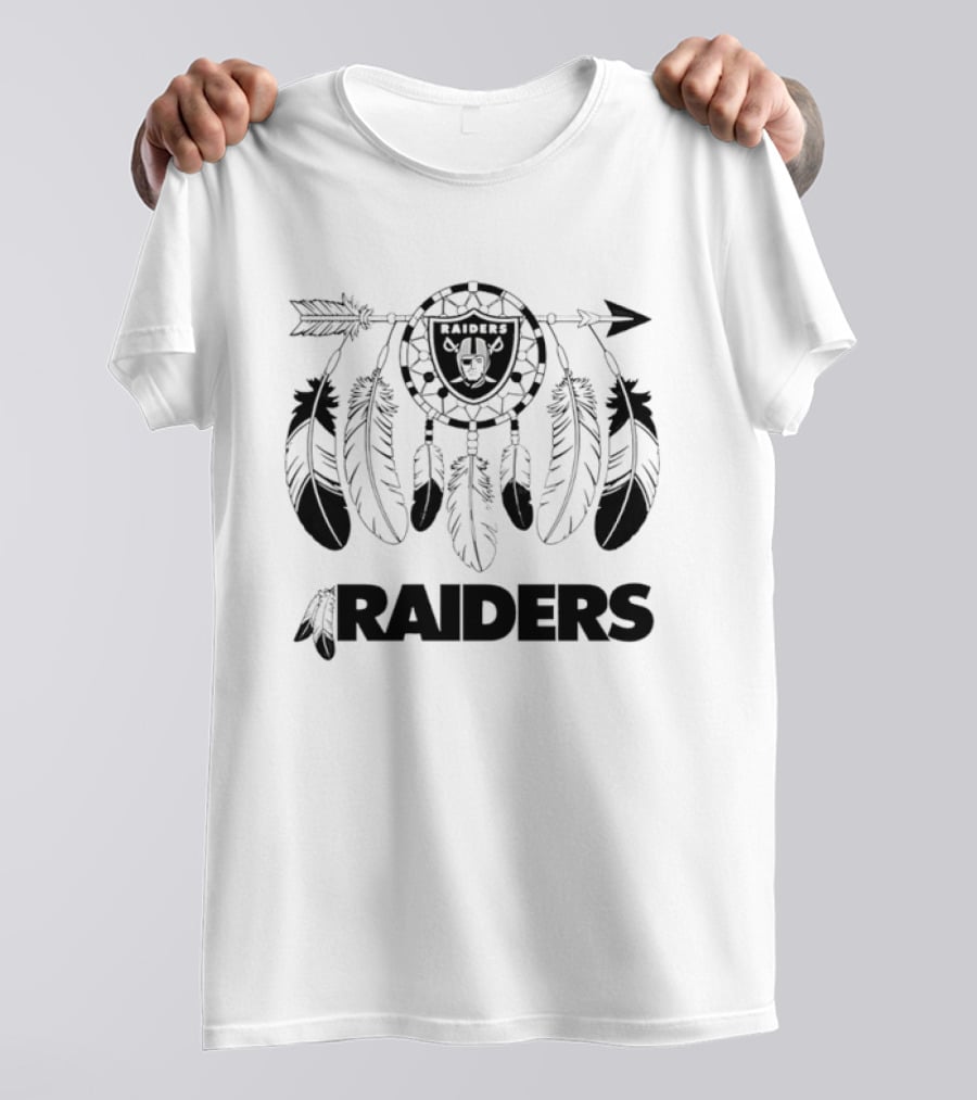 Las Vegas Raiders Dreamcatcher Feather NFL Fan Merchandise T-Shirt