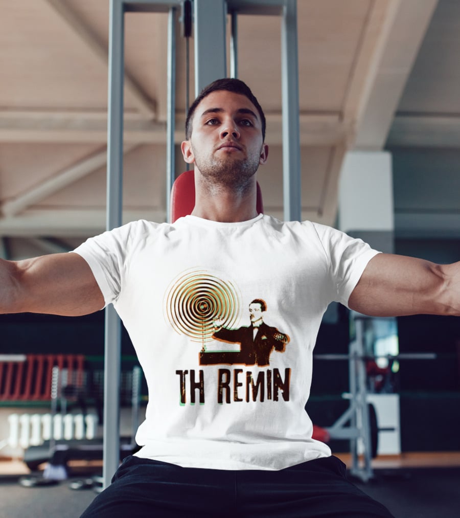 Theremin Electronic Music Leon Theremin Playing Instrument T-Shirt