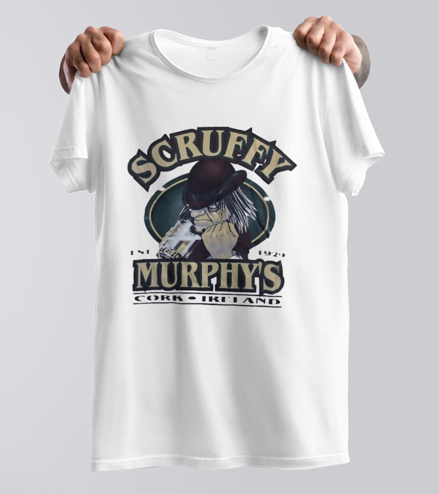 Scruffy Murphys Cork Ireland Est 1929 Irish Pub Vintage Character With Beer T-Shirt