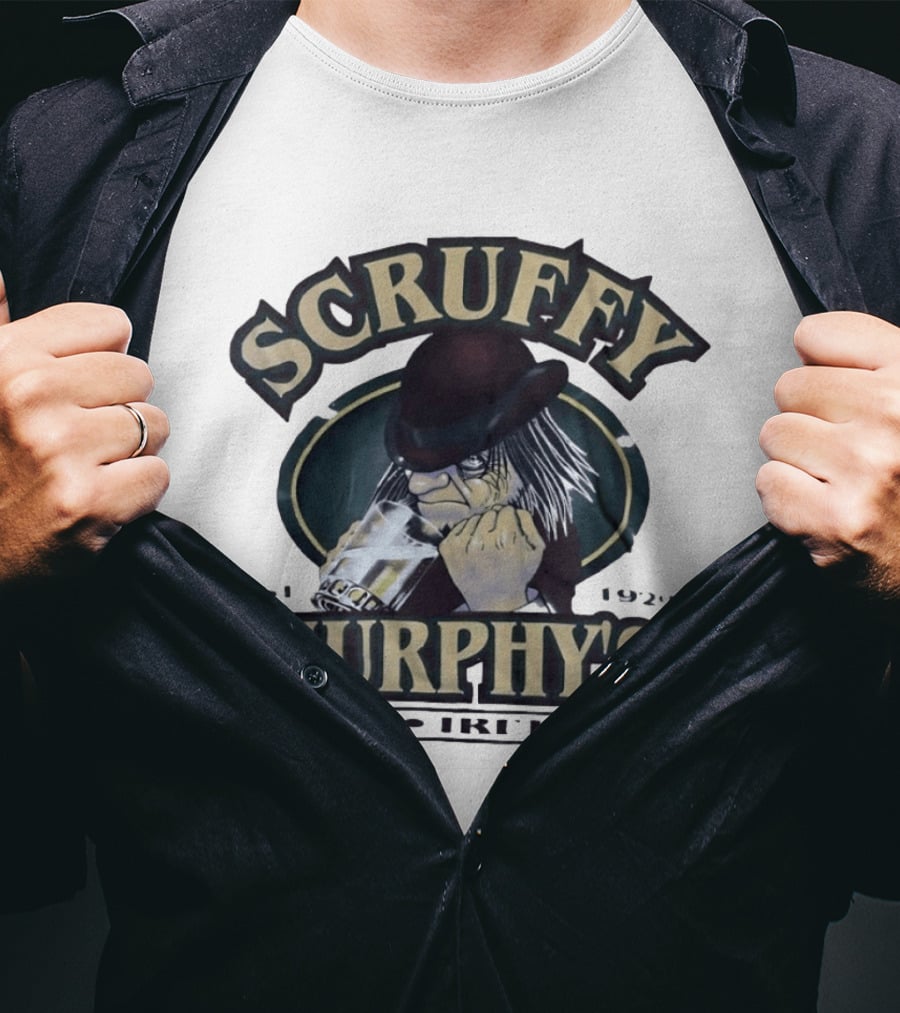 Scruffy Murphys Cork Ireland Est 1929 Irish Pub Vintage Character With Beer T-Shirt