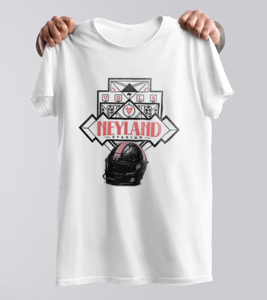 Vols Neyland Stadium UT Helmet T-Shirt