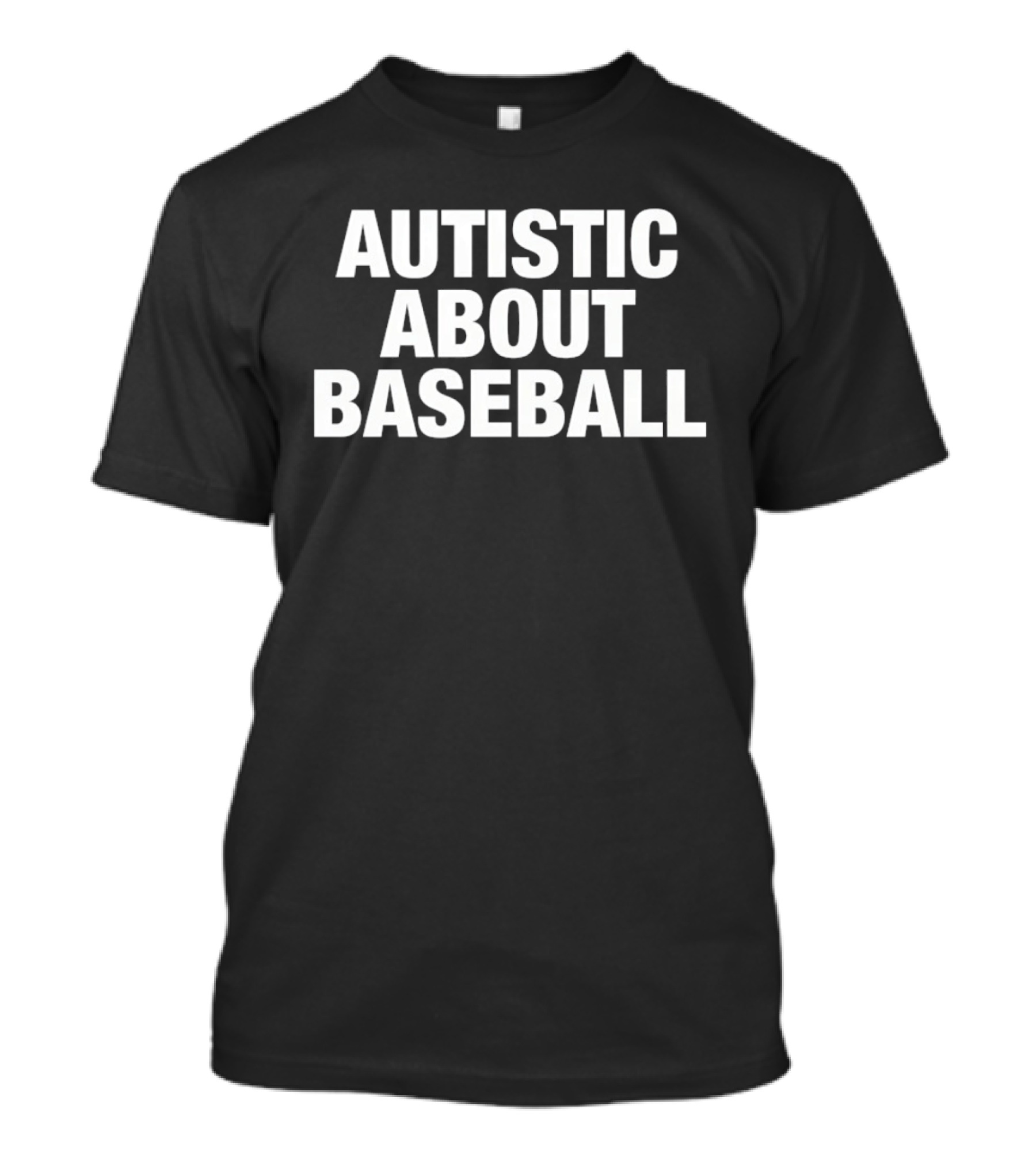 Autistic About Baseball Autism Awareness Promotion T-Shirt