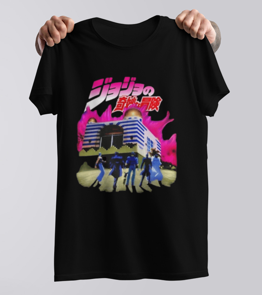 JoJo's Bizarre Adventure Stardust Crusaders Dio's Mansion Kanji T-Shirt