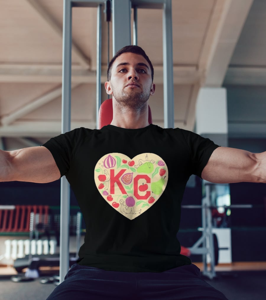 KC Heart Fruits And Figures Kansas City Giving Grove T-Shirt