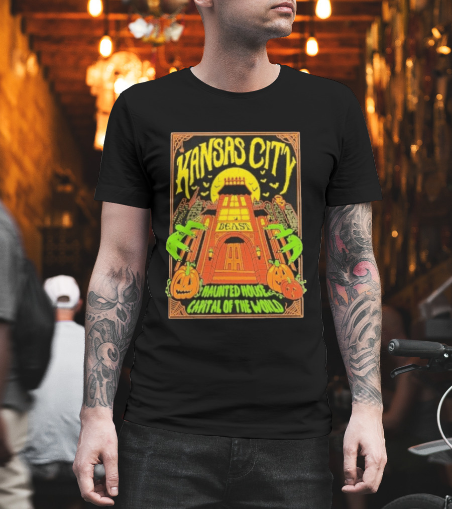 Kansas City Beast Haunted House Capital Of The World Halloween T-Shirt