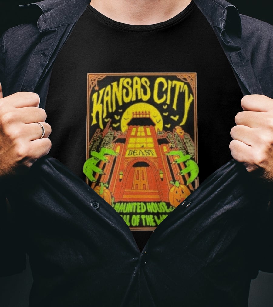 Kansas City Beast Haunted House Capital Of The World Halloween T-Shirt