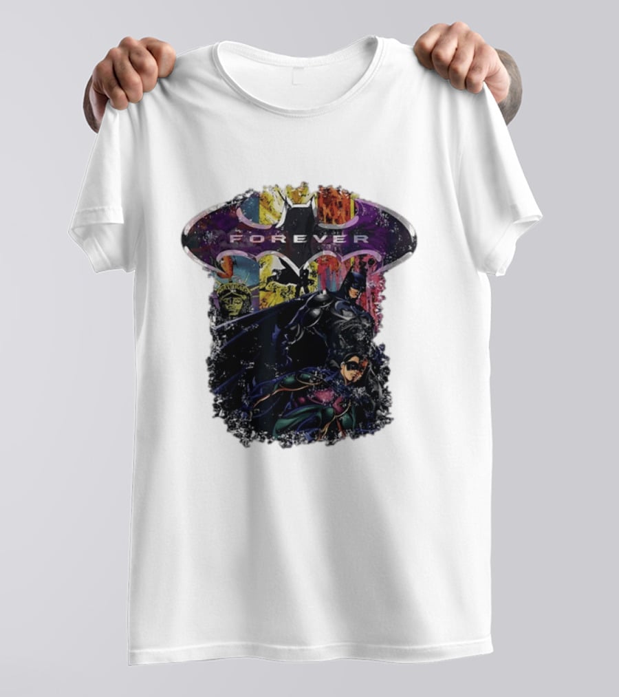 Batman Forever Gotham Robin DC Comics Superhero Action Adventure T-Shirt