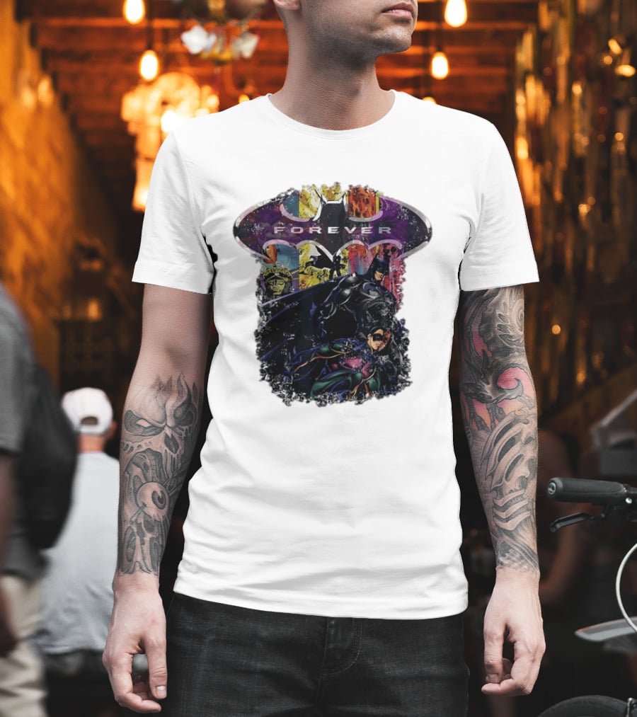 Batman Forever Gotham Robin DC Comics Superhero Action Adventure T-Shirt