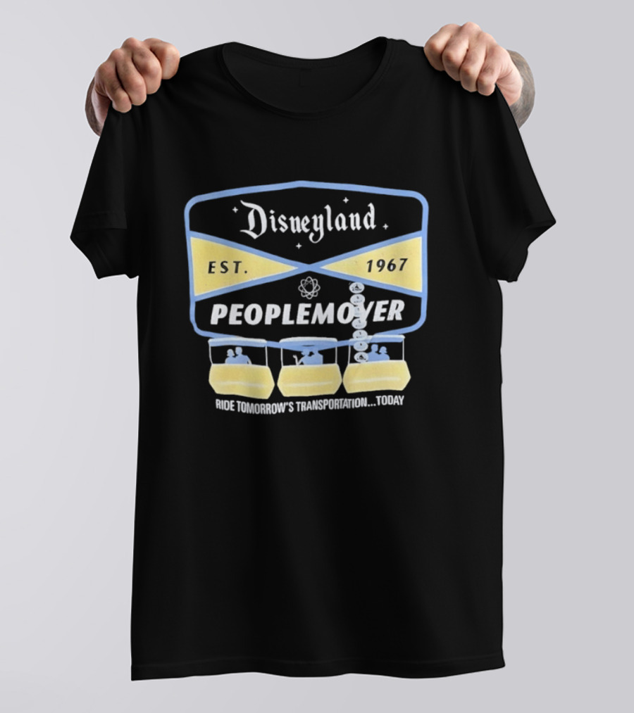 Disneyland PeopleMover EST 1967 Ride Tomorrow's Transportation Today T-Shirt