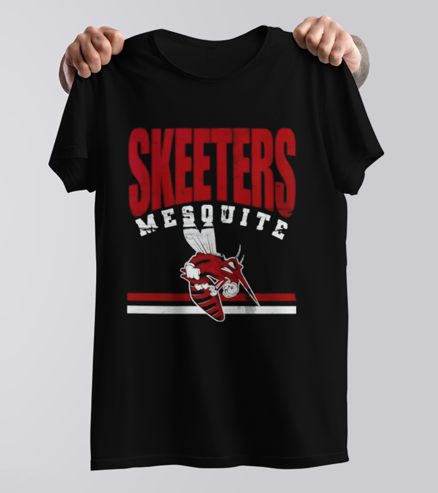 Mesquite Skeeters Distressed Baseball Texas T-Shirt