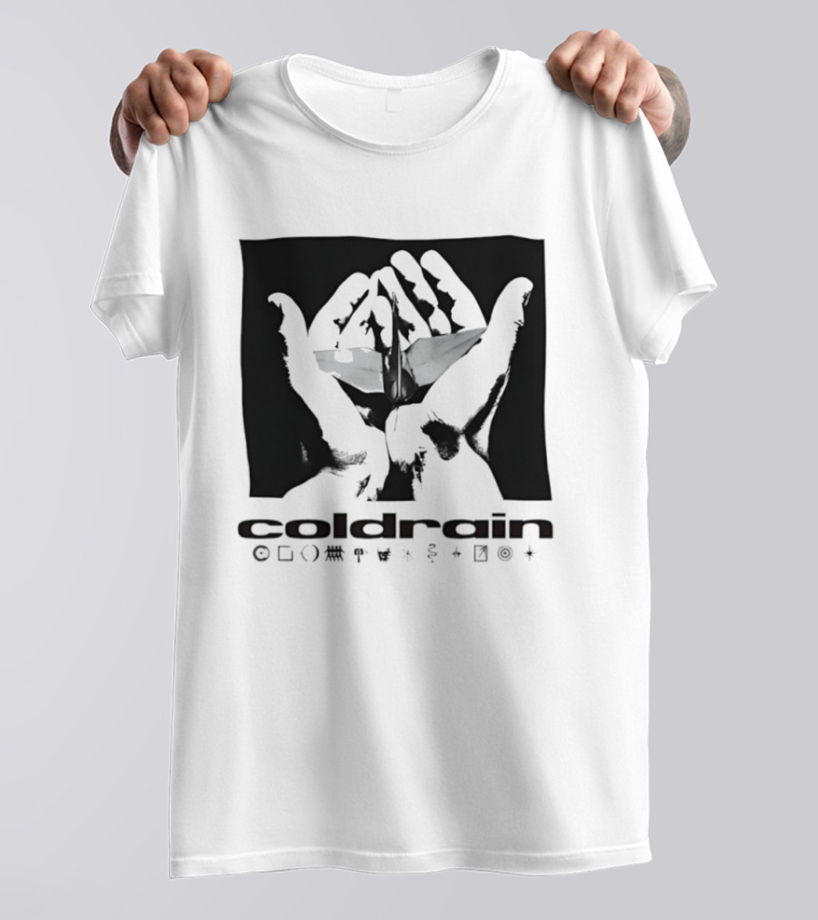 Coldrain Origami Hands Japanese Rock Band T-Shirt