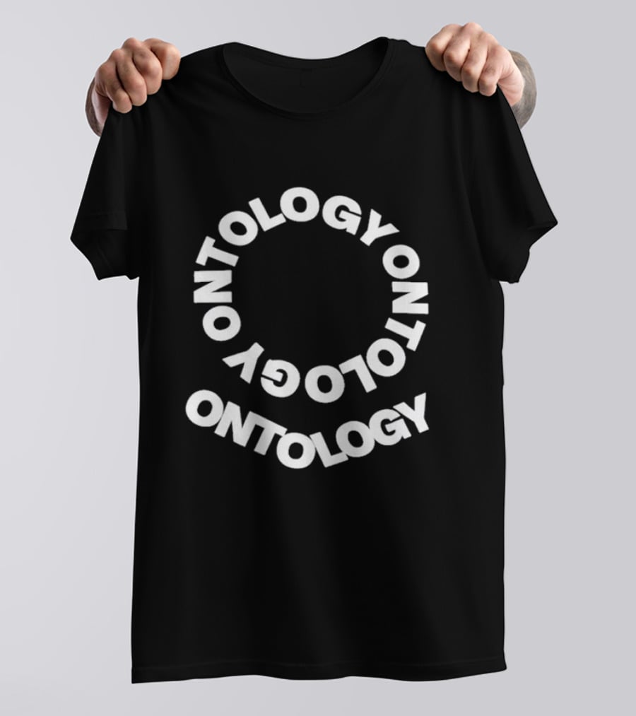 Pope Leo Wear Ontology Text Spiral T-Shirt