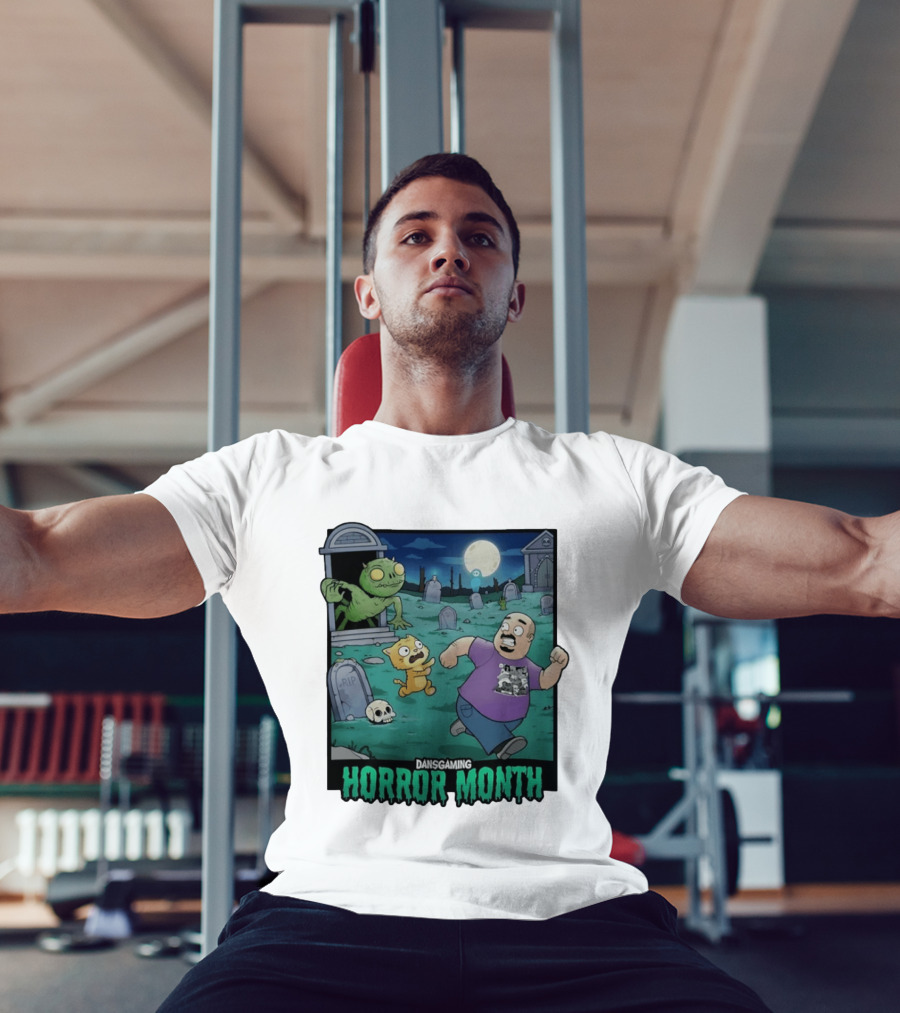 DansGaming Horror Month Twitch Streamer Graveyard Adventure T-Shirt