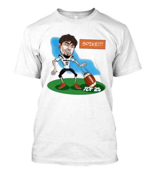 Spike Top 25 Drew Mestemaker Oklahoma State Cowboys Pokes T-Shirt