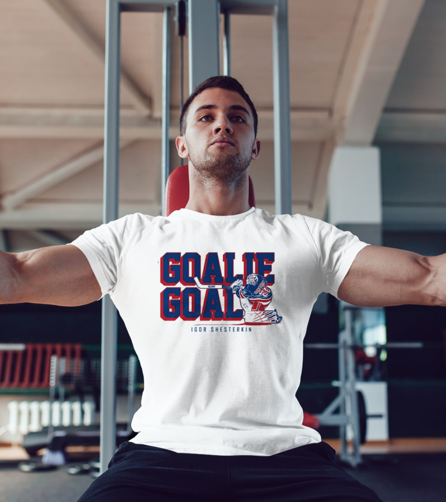 Igor Shesterkin Goalie Goal New York Rangers T-Shirt