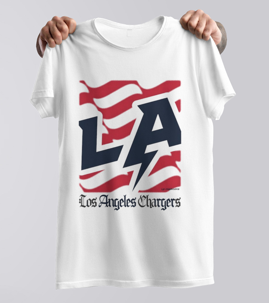 Los Angeles Chargers LA Football Bold Team Spirit T-Shirt
