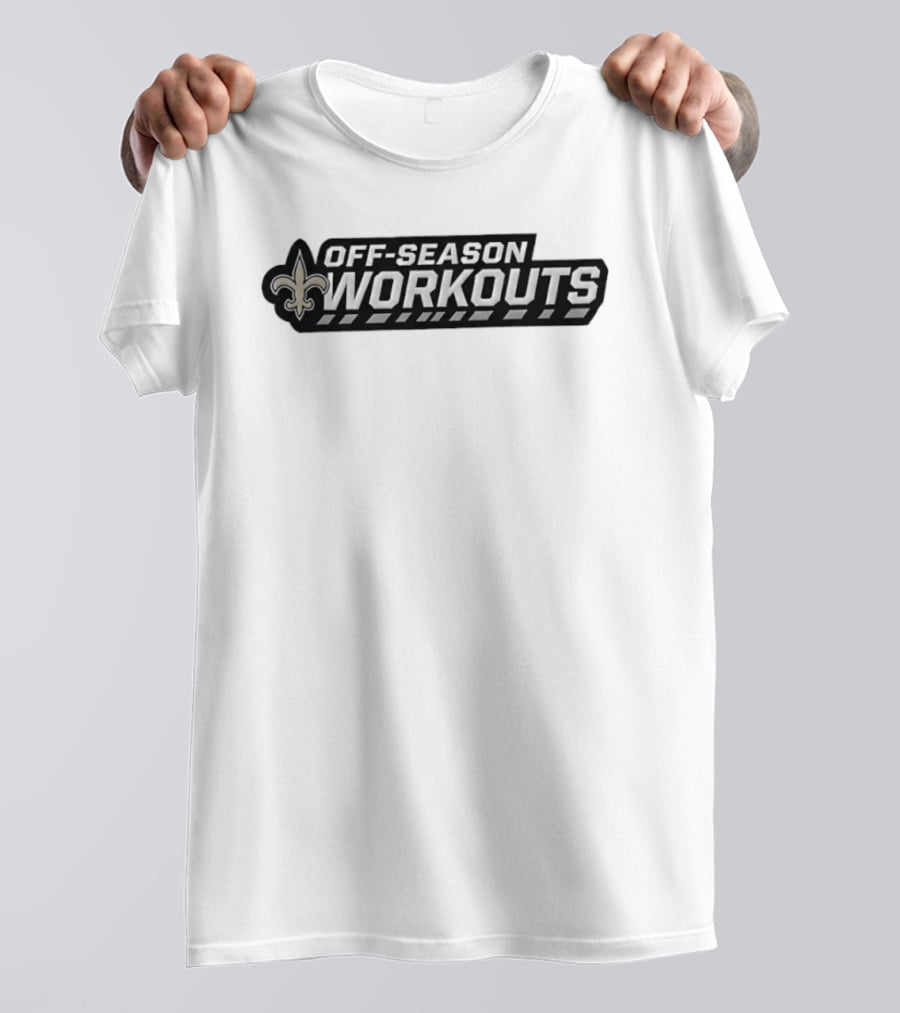 New Orleans Saints Offseason Workouts Fleur De Lis Icon NFL Training T-Shirt