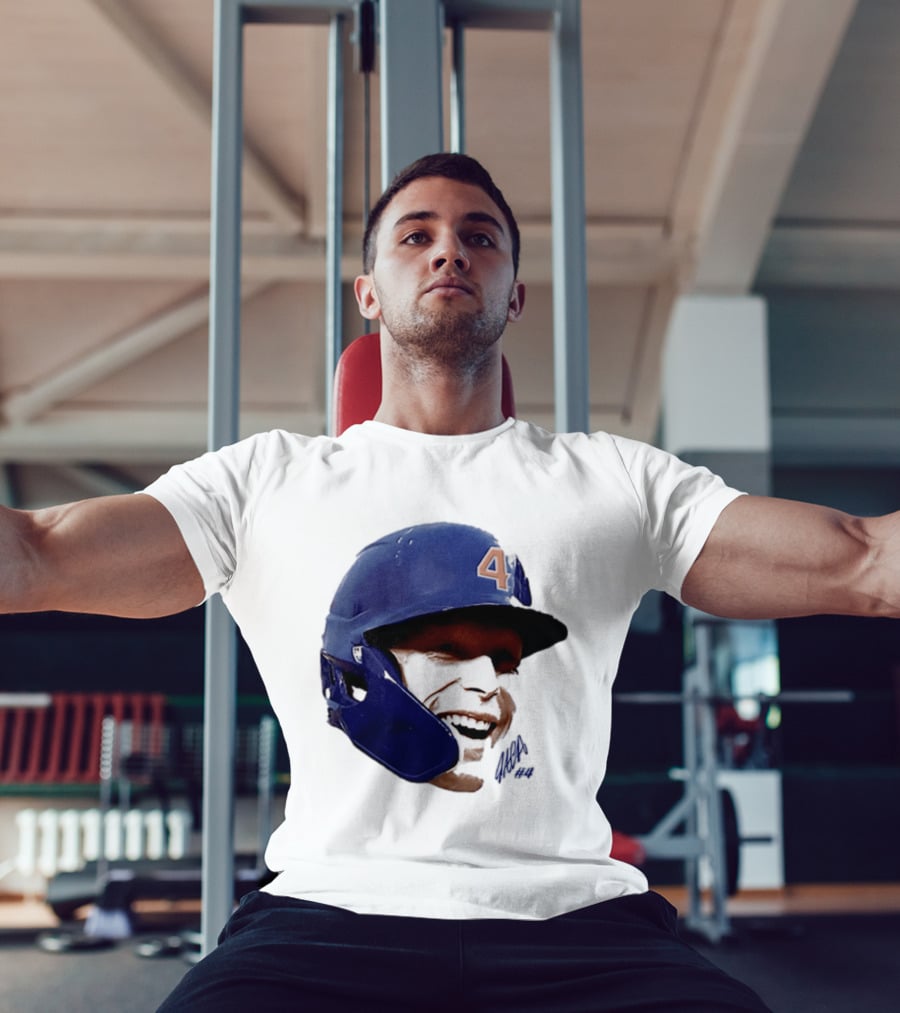 Pete Crow Armstrong Chicago Cubs Big Head Number 40 Baseball T-Shirt