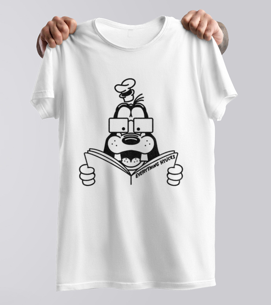Pluto Hyucks Reading The Descendents T-Shirt