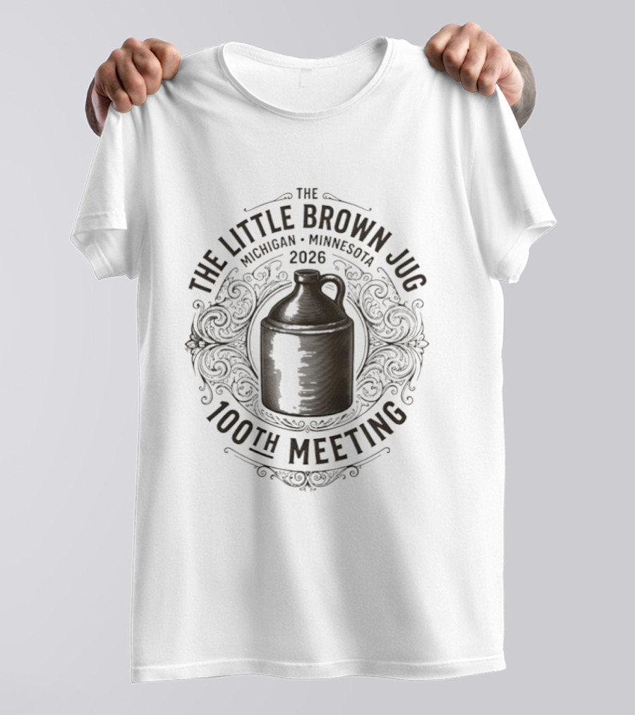 The Little Brown Jug Michigan Minnesota 100th Meeting 2026 T-Shirt