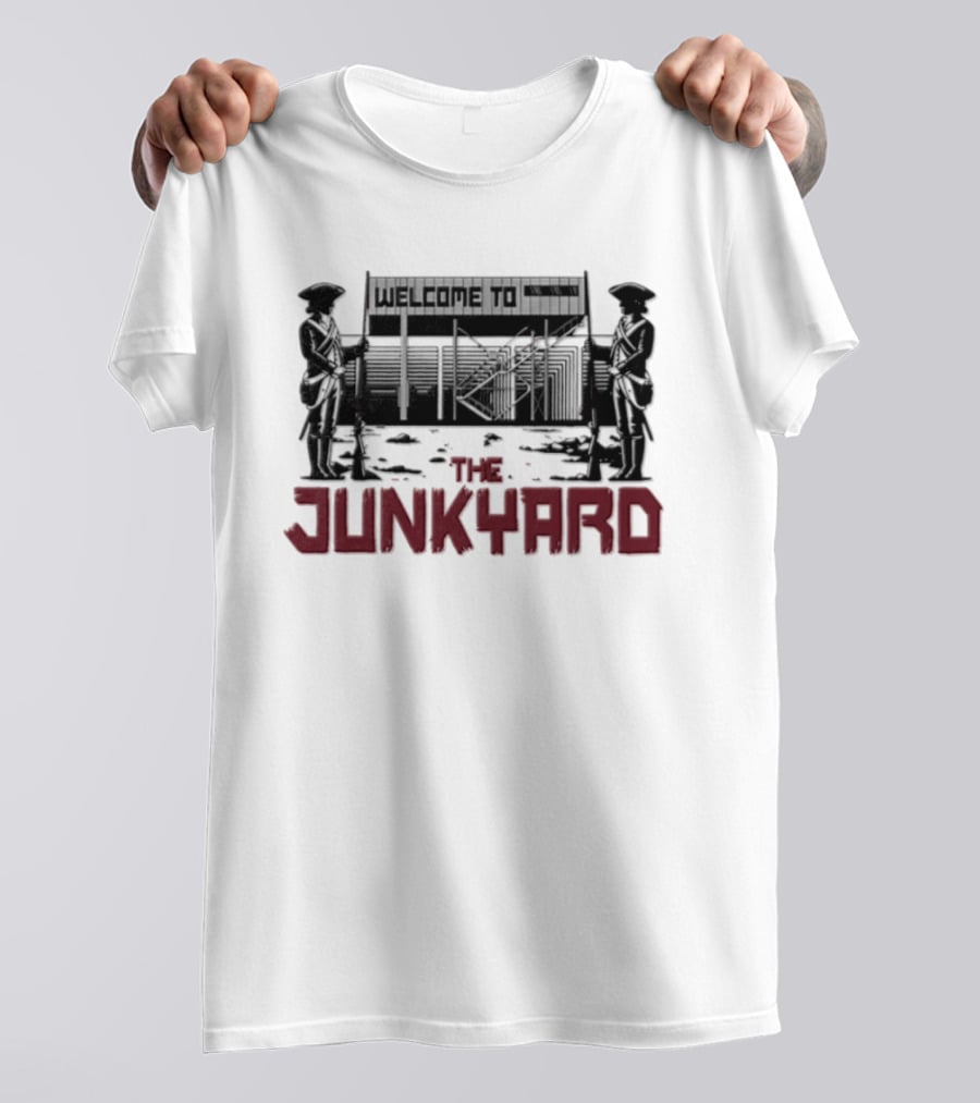 Welcome To The Junkyard Police Silhouette Scene T-Shirt