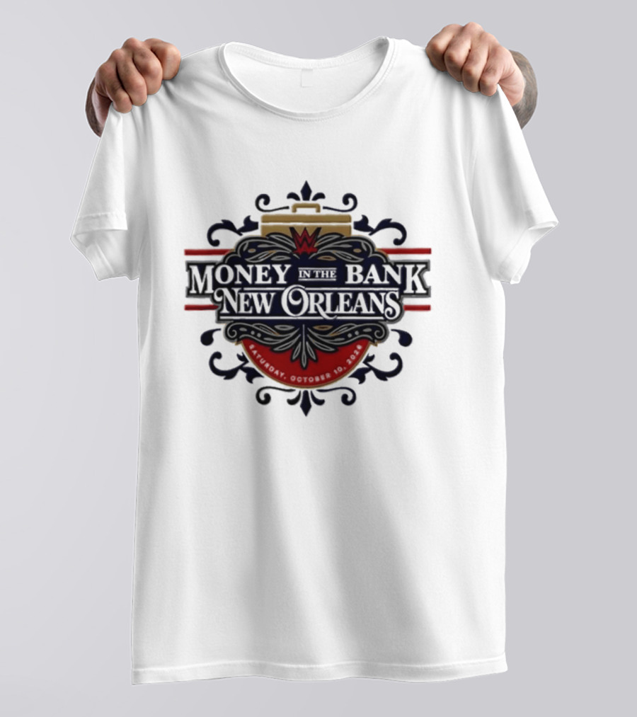 WWE Money In The Bank New Orleans 2026 ProSphere Event T-Shirt
