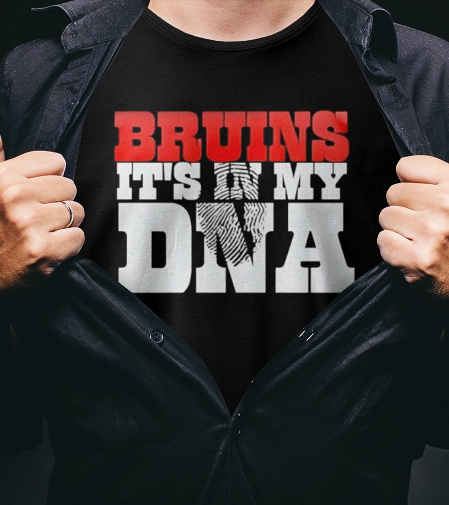 Bruins It's In My DNA NHL Hockey Fan Pride T-Shirt