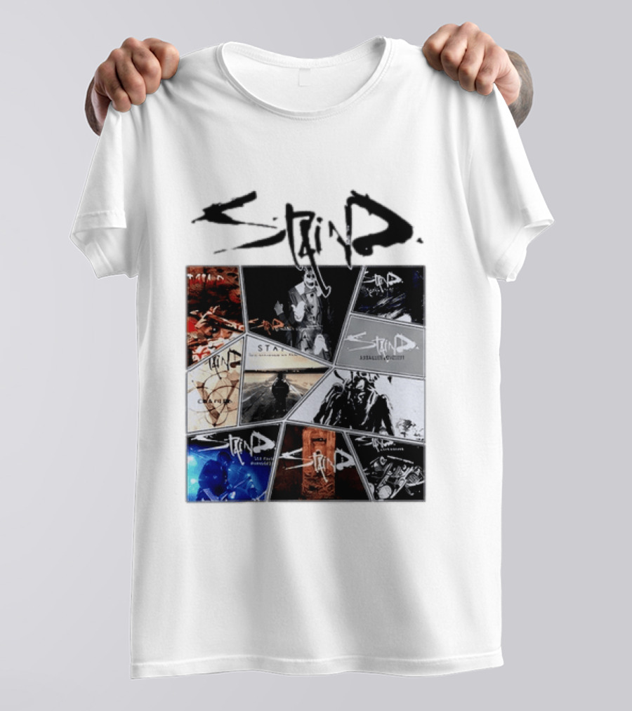 Staind Album Covers Collection Alternative Metal Band T-Shirt